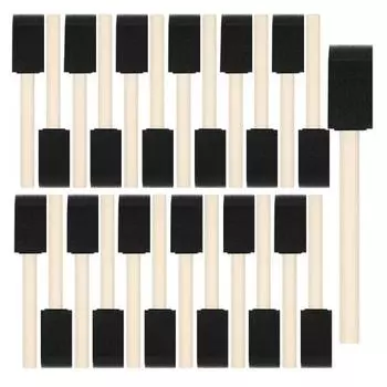 40 шт., губка, кисть, деревянная ручка, поделки своими руками, детские граффити, окрашивание, детализация, кисть для рисования, инструменты для рисования, принадлежности 5cm