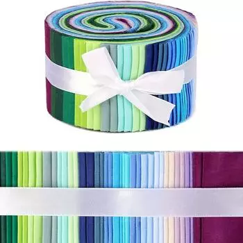 40 шт., хлопчатобумажная ткань, лоскутная ткань в рулоне, хлопковая ткань для квилтинга, хлопчатобумажная ткань для поделок своими руками 6.5*25cm/2.55*9.8inch