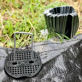 40 шт./компл., фиксированные гвозди для садовой теплицы с 3 отверстиями, набор профессиональных аксессуаров для орошения на открытом воздухе Ground nail