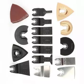 40 шт./компл., набор инструментов для осциллирующей пилы, многофункциональный набор инструментов для осциллирующей пилы, мощность чёрный