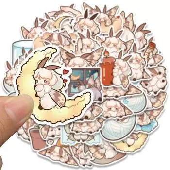 40 шт./компл., наклейка с изображением мотылька, самоклеющаяся, водонепроницаемая, из ПВХ, чехол для телефона «сделай сам», чашка, чехол для багажа, скейтборда, ноутбука, альбом для скрапбукинга, набор наклеек с граффити 1 Set