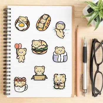 40 шт./компл. стильные самоклеящиеся виниловые наклейки из ПВХ для детей, классические игрушки, мультяшные граффити, подарочные наклейки