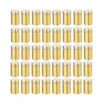 40 шт. крепежных винтов из нержавеющей стали для рекламы диаметром 12 мм, акриловая рамка для фотографий, стеклянный знак, гвоздь, настенное крепление, держатель Gold 12x20mm