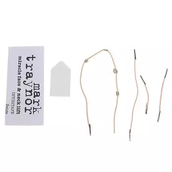 40 шт. Лента для подтяжки лица, невидимые V-образные пластыри, комплект тонких наклеек для лица