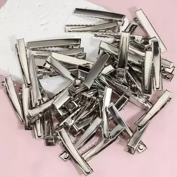 40 шт. Металлические зажимы-крокодилы для волос, зажим-утиный клюв для девочек, 3,2 см, одинарный зажим-крокодил, заколки для волос, инструменты для укладки волос, аксессуары