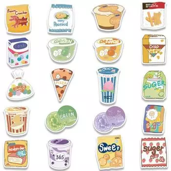 40 шт. милые водонепроницаемые наклейки высокой вязкости для ноутбука, альбом для журнала скейтборда, багажа, вечеринки