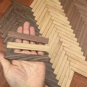 40 шт. Миниатюрный кукольный домик с натуральной текстурой Миниатюрный набор для самостоятельного укладки напольного покрытия темный кофе