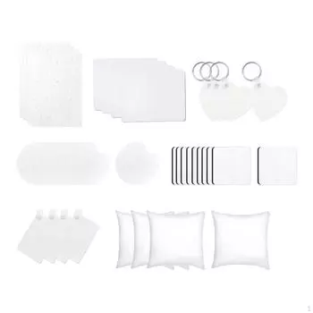 40 шт. набор чехлов для подушек-брелков комплект для сублимационной печати коврик для мыши термоперенос