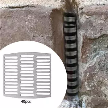 40 шт. Нержавеющая сталь кирпичные дренажные отверстия крышки трещины стены вставки утилита высокая производительность запасные части