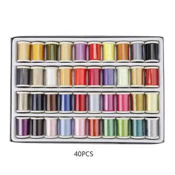 40 шт. нить для вышивальной машины DIY нить 280 м 135D/2 для различных целей