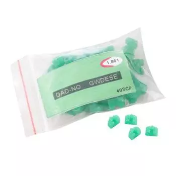 40 шт. одноразовые эластичные фиксаторы для зубов, силиконовый материал для ухода за полостью рта