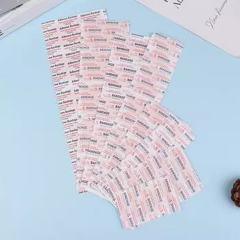 40 шт. ПЭ водонепроницаемый дышащий бинт с подушечкой для ухода за ранами 8 стилей комбинированная упаковка