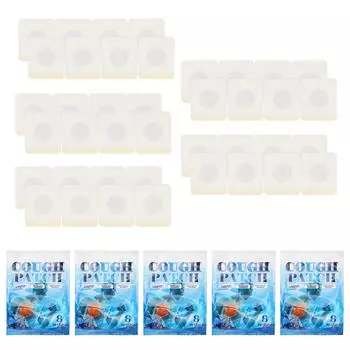 40 шт. пластырь от кашля облегчение кашля грудная клетка простуда подавитель наклейка акупунктурная физиотерапевтическая подушечка