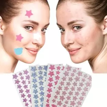 40 шт. Пластырь Shining Star Pimple Patch Acne, цветные невидимые наклейки для удаления прыщей, средства по уходу за кожей, корректор для лица, косметический макияж 1