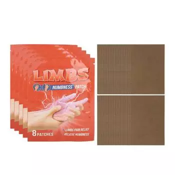 40 шт. пластыри для снятия онемения конечностей, пластырь для снятия дискомфорта на руках и ногах, наклейка для здоровья суставов