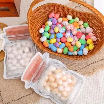 40 шт. поддельные пасхальные яйца, самодельные пенопластовые цветные яйца, наполнители для пасхальных корзин A