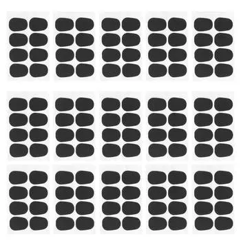 40 шт., подушечки для мундштука, патчи, подушечки, аксессуар для альт/тенор-саксофона, кларнета, черный 0.8mm