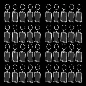 40 шт. Продолговатые прозрачные акрилы, сделай сам