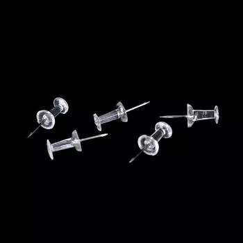 40 шт. прозрачная канцелярская кнопка для доски объявлений с картой и булавкой для большого пальца