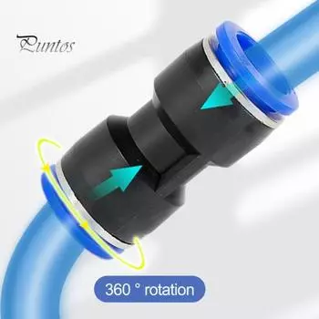 40 шт. прямые нажимные разъемы для подключения быстросъемных разъемов 6, 8, 10, 12 мм, фитинги для воздухопроводов для трубок 1/4, 5/16, 3/8, 1/2 6 mm 40pcs