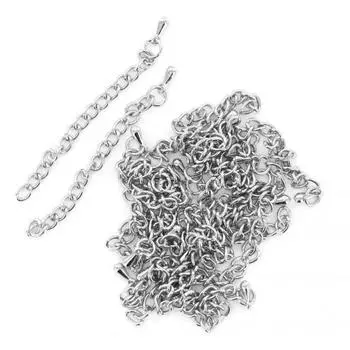 40 шт. регулируемый удлинитель цепочки для ювелирных изделий