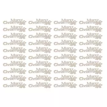 40 шт. рождественские слова ломтики плотность доски рождественская елка подвесное украшение для рождественского рукоделия
