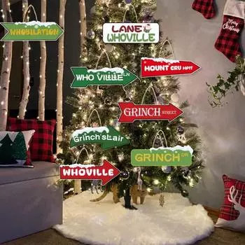 40 шт., рождественский подвесной индикаторный знак, буквенный узор, многоразовый, для использования в помещении и на открытом воздухе, передняя дверь, стена, рождественская елка, висит, добро пожаловать, украшение для дверной таблички Sets