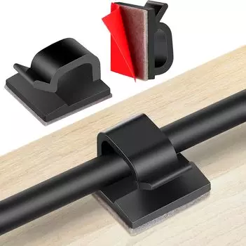 40 шт. самовязкого кабеля R-типа с фиксированным зажимом для хранения данных, автомобильный настольный офисный кабель, фиксированное устройство, многофункциональный кабель, провод