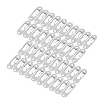 40 шт. серебряные металлические вешалки для замочной скважины, крепеж для фоторамок, повесить на стену в помещении