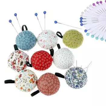 40 шт. швейных принадлежностей жемчужные булавки с прямой головкой булавки для пошива одежды грушевидная корсажная булавка Multicolor