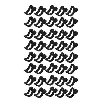 40 шт. Соединительный крючок для вешалки для одежды, нескользящий, мини-бархатный, флокированный, соединитель для вешалки для одежды