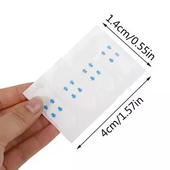 40 шт. V-образная наклейка для похудения лица, клейкая лента для подбородка, подтяжка лица, макияж, подтяжка лица