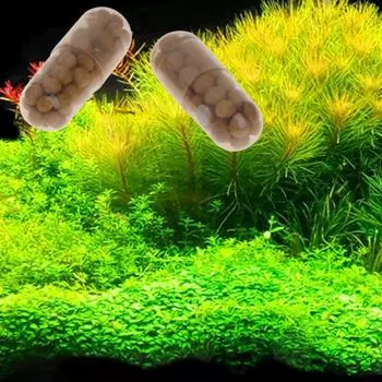 40 шт., водные растения, удобрения для корней воды, конденсированный цилиндр для аквариума 1