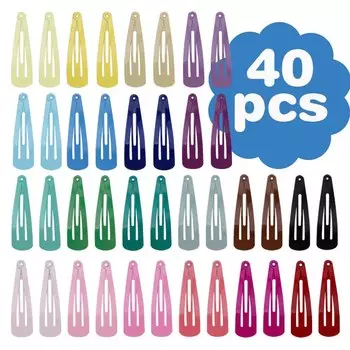 40 шт., заколки для волос, заколки для женщин, заколки для волос, металлические заколки для волос, красочные заколки для волос из кожи аллигатора, женские аксессуары