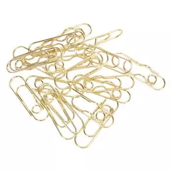 40 шт. зажимов для ручек из углеродистой стали, золотые зажимы для ручек, маленькие портативные зажимы для канцелярских принадлежностей