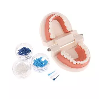 40 шт. зубные клинья зубной щели секционная матрица сменный клин с отверстием S/M/L одноразовые клинья стоматологические материалы