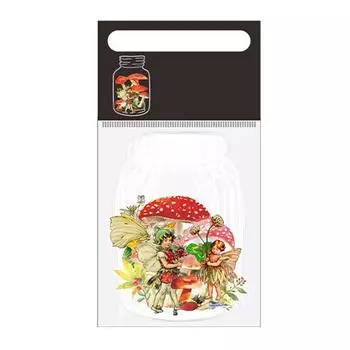 40 штук наклеек на стеклянные бутылки из ПЭТ-прозрачной вазы в форме бутылки желаний для альбома