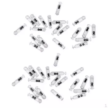 40 штук вставок-погремушек для рыболовных приманок