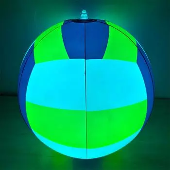 40 см 16 цветов надувной светящийся шар плавающий бассейн огни водонепроницаемый светящийся шар с пультом дистанционного управления для бассейна пляжная вечеринка