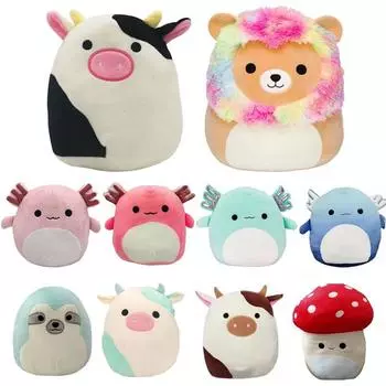 40 см/30 см, большой размер, Squishmallows, кукла-животное, мягкие игрушки, большие плюшевые куклы на день рождения, пасхальный кролик, успокаивающий мультфильм, Squishmallow Plushie 11-10cm