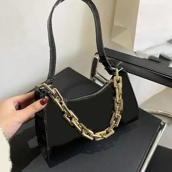 40 см/60 см цепь для сумки серебряная золотая металлическая цепь крепление для сумки своими руками замена плечевая ручка для сумок сумки через плечо Short золотистый