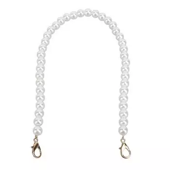 40 см цепочка с ручкой из искусственного жемчуга и застежкой из сплава, элегантная многофункциональная удобная короткая сумка 10mm