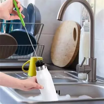 40 см длинная ручка щетка для бутылок с водой гибкий сгибаемый очиститель для мытья бутылок с узким горлышком винный графин пивной суп
