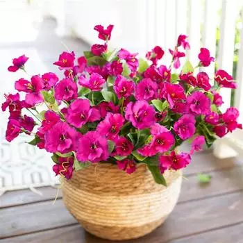 40 см Длинный Гибискус Маленькая Ручка Цветок Искусственный Букет Поддельный Цветок Шелковый Цветок Украшение Дома Гостиная Обеденный Стол Модель Украшения Комнаты