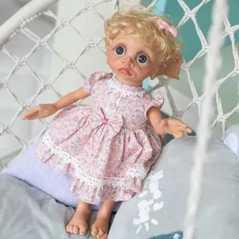 40 см Фарий Эльф ручной работы кукла реборн девочка кукла сладкий ребенок Коллекционная художественная кукла высокое качество кукла ручной работы