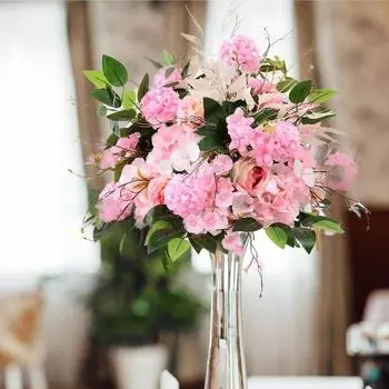 40 см искусственный цветок мяч украшение стола домашняя вечеринка цветочная Т сценическая композиция цветы розовый