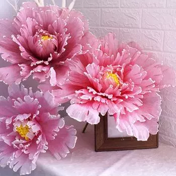 40 см искусственный пион искусственные цветы свадебный фон украшение арки искусственный цветок витрина торгового центра реквизит для студии розы красного