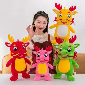 40 см милый дракон плюшевая кукла игрушка мультфильм драконы мягкие куклы для девочек детские подарки на день рождения