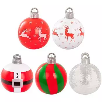 40 см надувной рождественский шар наружные рождественские украшения рождественские украшения шар для праздничной вечеринки декор для дома и улицы 40cm
