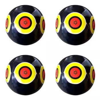 - 40 СМ Надувные Отпугиватели Птиц Отпугивающие Птицы Воздушные Шары Для Глаз (черный)